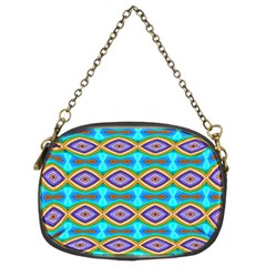 Abstract Colorful Unique Chain Purse (two Sides) by Alisyart