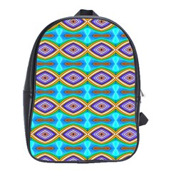 Abstract Colorful Unique School Bag (xl)