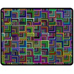 Wallpaper Background Colorful Double Sided Fleece Blanket (Medium)  58.8 x47.4  Blanket Front