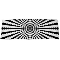 Starburst Sunburst Hypnotic Body Pillow Case (dakimakura) by Pakrebo