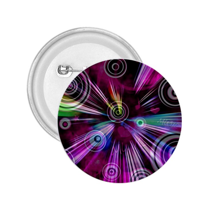 Fractal Circles Abstract 2.25  Buttons