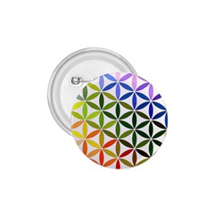 Mandala Rainbow Colorful Reiki 1.75  Buttons