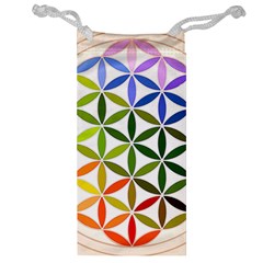 Mandala Rainbow Colorful Reiki Jewelry Bag