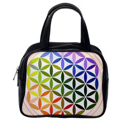 Mandala Rainbow Colorful Reiki Classic Handbag (One Side)