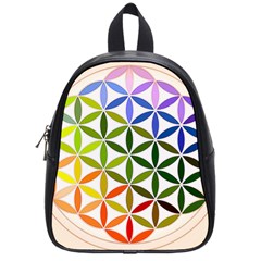 Mandala Rainbow Colorful Reiki School Bag (Small)