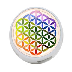 Mandala Rainbow Colorful Reiki 4-Port USB Hub (Two Sides)