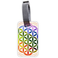 Mandala Rainbow Colorful Reiki Luggage Tags (Two Sides)