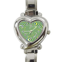 Illusion Idea Head Irritation Heart Italian Charm Watch by Pakrebo