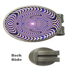 Illusion Head Idea Irritation Money Clips (oval)  by Pakrebo