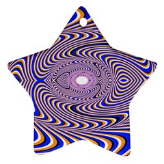 Illusion Head Idea Irritation Star Ornament (two Sides) by Pakrebo