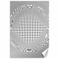 Illusion Form Shape Curve Design Canvas 12  X 18  by Pakrebo
