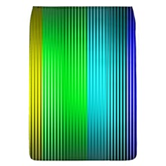 Lines Rainbow Colors Spectrum Color Removable Flap Cover (l)