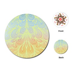 Wallpaper Scrapbook Paisley Playing Cards (round) by Pakrebo