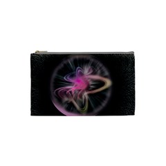 Stress Fractal Round Ball Light Cosmetic Bag (small) by Pakrebo