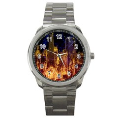 City View San Francisco Usa Sport Metal Watch by Pakrebo