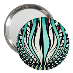 Retro Illusion Canvas Night 3  Handbag Mirrors by Pakrebo