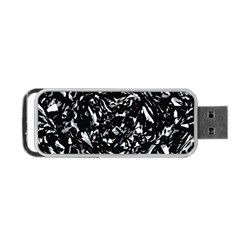 Dark Abstract Print Portable Usb Flash (one Side) by dflcprintsclothing