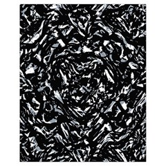 Dark Abstract Print Drawstring Bag (small) by dflcprintsclothing