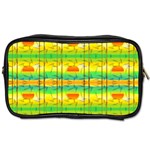 Birds Beach Sun Abstract Pattern Toiletries Bag (One Side) Front