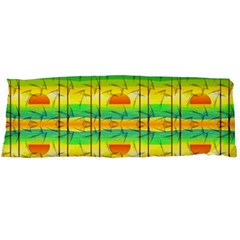 Birds Beach Sun Abstract Pattern Body Pillow Case (Dakimakura)