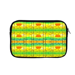 Birds Beach Sun Abstract Pattern Apple Macbook Pro 13  Zipper Case by Pakrebo