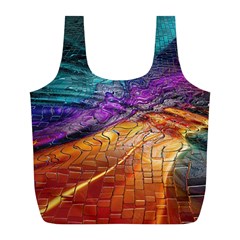 Graphics Imagination The Background Full Print Recycle Bag (l) by Pakrebo