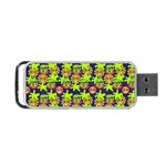 Smiley Background Smiley Grunge Portable USB Flash (One Side) Front