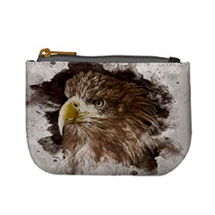 Sea Eagle Raptor Nature Predator Mini Coin Purse by Pakrebo