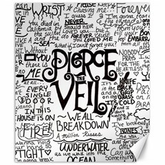 Pierce The Veil Music Band Group Fabric Art Cloth Poster Canvas 20  X 24 