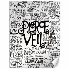 Pierce The Veil Music Band Group Fabric Art Cloth Poster Canvas 36  X 48  by Sudhe