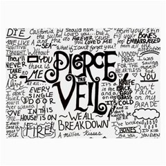 Pierce The Veil Music Band Group Fabric Art Cloth Poster Large Glasses Cloth (2-side)