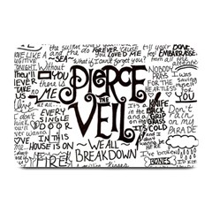 Pierce The Veil Music Band Group Fabric Art Cloth Poster Plate Mats by Sudhe