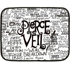 Pierce The Veil Music Band Group Fabric Art Cloth Poster Double Sided Fleece Blanket (mini)  by Sudhe