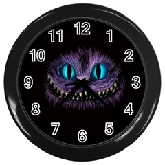 Cheshire Cat Animation Wall Clock (black)