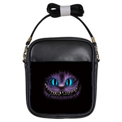 Cheshire Cat Animation Girls Sling Bag by Sudhe