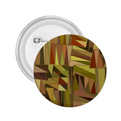 Earth Tones Geometric Shapes Unique 2 25  Buttons by Mariart