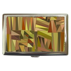 Earth Tones Geometric Shapes Unique Cigarette Money Case