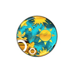 Gold Music Clef Star Dove Harmony Hat Clip Ball Marker by Alisyart