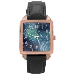 Above All Things Rose Gold Leather Watch  by WensdaiAmbrose