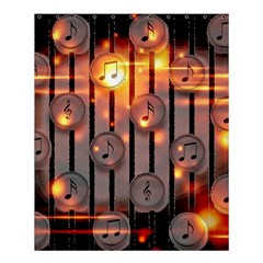 Music Notes Sound Musical Audio Shower Curtain 60  X 72  (medium)  by Mariart