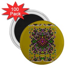 Ornate Dots And Decorative Colors 2 25  Magnets (100 Pack)  by pepitasart