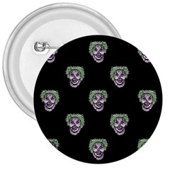 Creepy Zombies Motif Pattern Illustration 3  Buttons by dflcprintsclothing