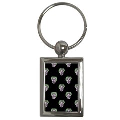 Creepy Zombies Motif Pattern Illustration Key Chains (rectangle)  by dflcprintsclothing