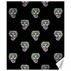 Creepy Zombies Motif Pattern Illustration Canvas 8  X 10  by dflcprintsclothing