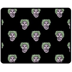 Creepy Zombies Motif Pattern Illustration Fleece Blanket (medium)  by dflcprintsclothing