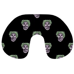 Creepy Zombies Motif Pattern Illustration Travel Neck Pillows by dflcprintsclothing