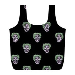 Creepy Zombies Motif Pattern Illustration Full Print Recycle Bag (l) by dflcprintsclothing