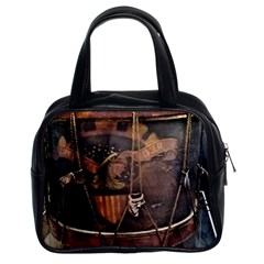 Grand Army Of The Republic Drum Classic Handbag (two Sides) by Riverwoman