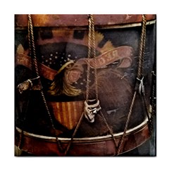 Grand Army Of The Republic Drum Face Towel by Riverwoman