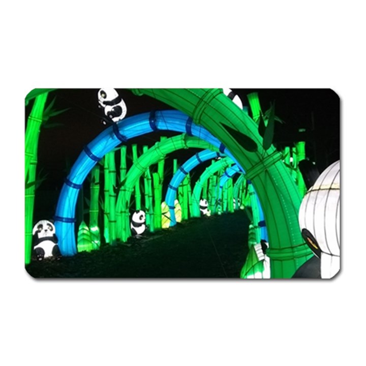 Dragon Lights panda Magnet (Rectangular)